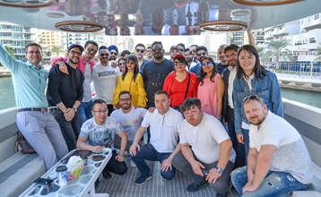 FIDU Properties Sales Team Yacht Party