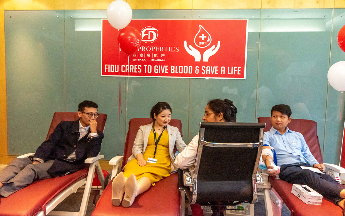 Blood Donation Event in Fidu Properties