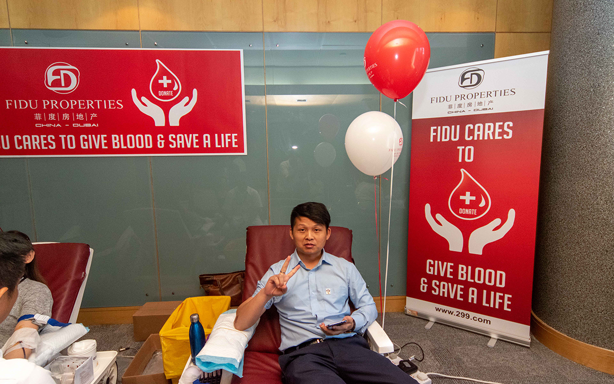 Blood Donation Event in Fidu Properties