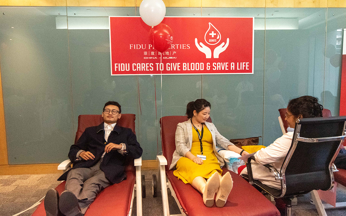 Blood Donation Event in Fidu Properties