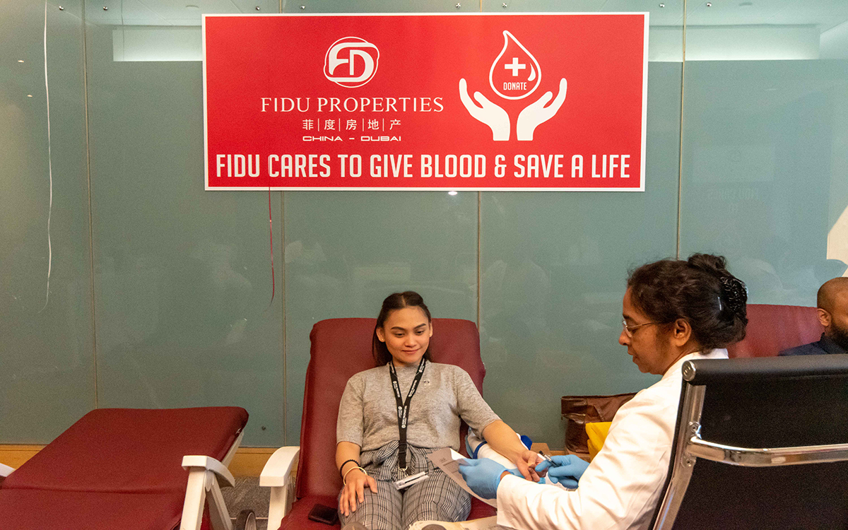 Blood Donation Event in Fidu Properties